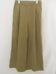 ◇ green label relaxing グリーンレーベル UNITED ARROWS コーデュロイ ワイド パンツ サイズ36 キャメル レディース  【中古】 【1205310005007】