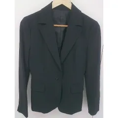 ◇ WHITE JOOLA ホワイトジョーラ シングル1B 長袖 テーラード ジャケット サイズ9R ブラック レディース  【中古】 【1206070006594】