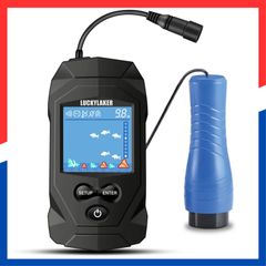 [Special Offer] LUCKYLAKER Portable Fish Finder for Sea Fishing, Smelt Fishing, Boat Fishing, Ice Fishing, Bass Fishing, Kayak Fishing, Transducer, High-Performance Wired Fish Finder