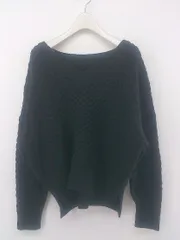 ◇ AZUL ENCANTO アズールエンカント Vネック 長袖 ニット セーター サイズM ブラック レディース P  【中古】 【1211090005625】