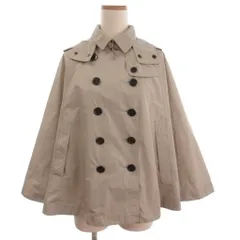 バーバリー ロンドン BURBERRY LONDON パッカブルポンチョ ブルゾン ボタン フード B1A27-525-40 ベージュ 38のサムネイル