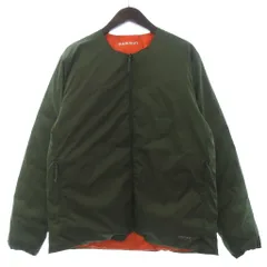 マムート MAMMUT 美品 セオン インサレーション カーディガン Seon IN Cardigan リバーシブル ダウンジャケット ノーカラー 1013-00653 L カーキ オレンジのサムネイル