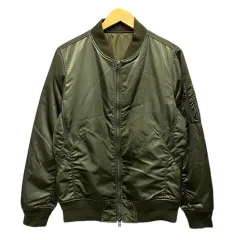シップスジェットブルー SHIPS JET BLUE ジャンパー ブルゾン MA1 ナイロン 長袖 L 緑 カーキのサムネイル