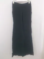 ◇ riche glamour リシェグラマー フレア ニット パンツ サイズM ブラック レディース P  【中古】 【1212130004356】