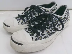 ◇ CONVERSE JACK PURCELL LPD 1SC640 スニーカー シューズ サイズ22.5㎝ グレー系 ブラック ホワイト レディース P  【1212210005303】