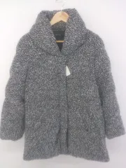 ◇ INGNI イング 中綿 ジップアップ 長袖 コート サイズ M ブラック ホワイト レディース P  【1212270001338】