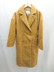 ◇ RAY CASSIN レイカズン シンプル ロング丈 長袖 コート ジャケット サイズF マスタード レディース E  【1212260016342】