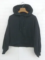 ◇ ViS ビス ボックスロゴ 長袖 プルオーバー パーカー サイズF ブラック レッド系 レディース P  【1212280010214】