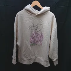 ◇ SENSE OF PLACE by URBAN RESEARCH プリント 裏起毛 長袖 パーカー カットソー サイズONE クリーム レディース E  【1303020031801】