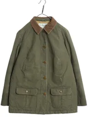 【お得なクーポン配布中!】 00s エルエルビーン キャンバス ハンティング ジャケット レディース M オールド カバーオール コットン ハーフ コート 中綿 ライナー付き