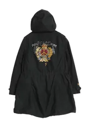 【お得なクーポン配布中!】 ポロ ラルフローレン フィッシュテール パーカー キッズ M 130cm ヴィンテージ モデル ミリタリー ジャケット モッズコート M-51 タイプ 黒