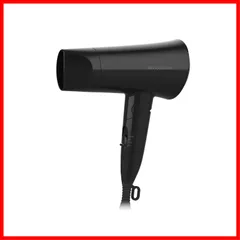 【特価商品】ヘアドライヤー モノクローム 軽量 コイズミ コンパクト 折りたたみ ミニ マイナスイオン ブラック KHD-1392/BK