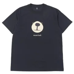 [モンベル] Tシャツ 半袖 レディース メンズ WIC.T モンタベア フェイス アクティビティ トレッキング ウィックロン 1114735 mont-bell (ブラック(BK)/M) [M]