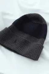 (F) POLO RALPH LAUREN ポロラルフローレン 帽子 ビーニー ニット ゴージ アメカジ-27BF