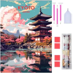 【特価セール】ダイヤモンドアート Rinimie ダイヤモンドアート キット 東京 ダイアモンドビーズ絵画キット 5Dモザイクアート DIY 手作り絵画手芸キット ダイヤモンド塗装 全面貼り付けタイプ 芸術品 家用装飾 30x40cm