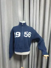 1956ハーフジップアップ ニット