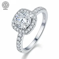 【大粒2ct】モアサナイト×S925リング・指輪　GRA鑑定書&刻印付き