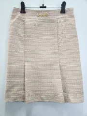 ヴィンテージ 森ガール ロマンティック ツイード プリーツ スカート