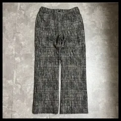 EVEX by KRIZIA チェック柄 ウール混 スラックス パンツ 42 グレー系