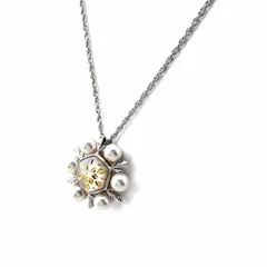 ミキモト MIKIMOTO ピクウェ ネックレス WG ホワイトゴールド ペンダント 真珠 ネックレス K18 WG パール レディース 【中古】のサムネイル