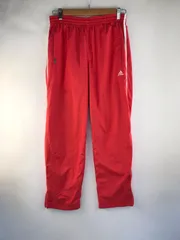 adidas スリーストライプス トラックパンツ レッド M 4071202601050026