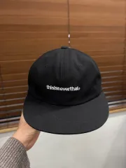 ディスイズネバーザット ロゴ キャップ キャンプキャップ