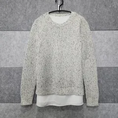 Club Monaco レディース シフォン レイヤード ニットTシャツ (サイズ S)