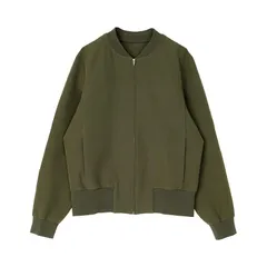 [ユアーズ] ベーシックMA-1ブルゾン BBXN1378 レディース S カーキ