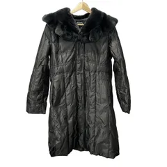 MADAM JOCONDE(マダムジョコンダ) ダウンコート サイズMJ-38 レディース - ダークグレー 長袖/秋/冬