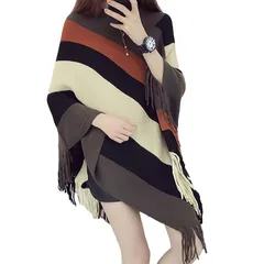 [アズルテ] ポンチョ ケープ ストール レディース ファッション 春 秋 冬 ストールマント 通勤 通学 日常 お出掛け オシャレ 可愛い 女性用 春物 秋物 冬物 茶色 白色 アウター 防寒 91 カーキ 0