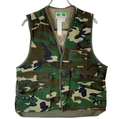 ゲームウィナーGameWinnerハンティングベストシューティングベストゲームポケットアウトドアゴープコアY2Kグランパコアレトロレイヤードファッション緑グリーン茶色ブラウンベージュカーキ迷彩カモフラージュvintageヴィンテージ51112