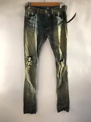 青激 ニークラッシュスキニーデニム 26 ネイビー 4071202601050033