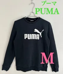 プーマ PUMA トレーナー レディース M 丸首 ロゴプリント スウェット 長袖 ブラック 黒 ホワイト 白 トップス 部屋着 オフィスカジュアル オフィス 仕事着 シンプル お出かけ デート スマートカジュアル 普段着 私服 フォーマル 通勤 通学