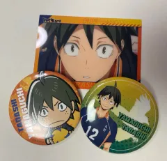 ハイキュー 山口 忠 缶バッジ＆カード