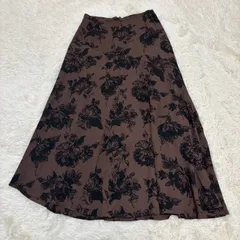 apart by lowrys アパートバイローリーズ 花柄 フレア スカート【B-29】