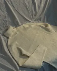 ラルフローレン アイボリー タートルネック ニット セーター