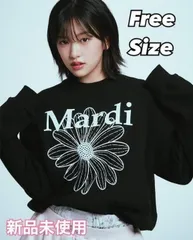 トレーナー スウェット MardiMercredi タグ付き クルーネック 長袖 プルオーバートレーナー 韓国系ファッション