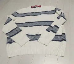 オーバーサイズ トミーヒルフィガー メンズニットTシャツ 2XL