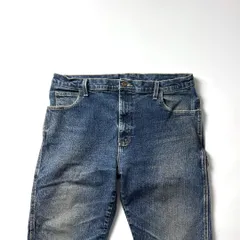 Dickies ディッキーズ ペインターパンツ デニムパンツ ワークパンツ W36 L32 シングルニー ハンマーループ ツールポケット ヘビーウェイト インディゴ ブルー フェード 90s USA古着