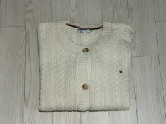 トミーヒルフィガー ケーブル編み カーディガン L (着用X)