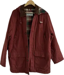 Z1716 【美品】Authentication UPRIGHT アップライト　中綿ジャケット　コート　アウター　ブラウン　メンズ　LLサイズ