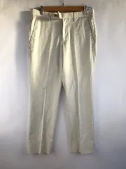 UNIQLO タックスラックスパンツ メンズ 79 ホワイト 4071202601050043
