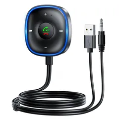 マイクノイズキャンセリングBluetooth5.3 レシーバー[デュアル接続＆プラグアンドプレイ]Bluetooth受信機 レシーバー】ブルートゥース Auxレシー bluetooth カーステレオバーホームステレオ音楽ストリーミングハンズフリー通話『TELE