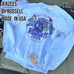 JERZEES 90s スウェット XL USA製 ローズボウル 薔薇 カレッジ 霜降り