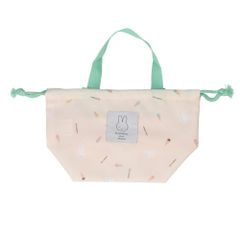 ☆ 미피 아이보리 ☆ 캐릭터 마치 첨부 돈주머니 돈주머니 가방 마치 첨부 런치 돈주머니 마치 첨부 돈주머니 가방 도시락 부쿠로 도시락 가방 도시락 상자 넣어 급식 부쿠로 소품 넣어 귀여운 귀여운 캐릭터 상품 세련된 키즈즈