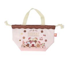 ☆ 스미코구라시 아이보리 ☆ 캐릭터 마치 첨부 건착 건착 가방 마치 첨부 런치 건 착 마치 첨부 건착 가방 도시락 부쿠로 도시락 가방 도시락 상자 넣어 급식 부쿠로 소품 넣어 귀여운 귀여운 캐릭터 상품 멋쟁이