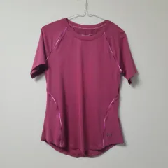 L/UNDER ARMOUR アンダーアーマー ラッシュ 半袖 Tシャツ バーガンディ