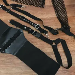 パンク ゴス アクセサリー まとめ売り)コルセット ハーネス チョーカー ドルム dolm