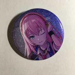初音ミク ルカ グリッター 缶バッジ プロジェクトセカイ カラフルステージ プロセカ