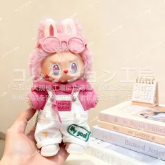 labubu洋服　ぬいぐるみ着15/17cm 可愛い　着せ替え服　3点セット